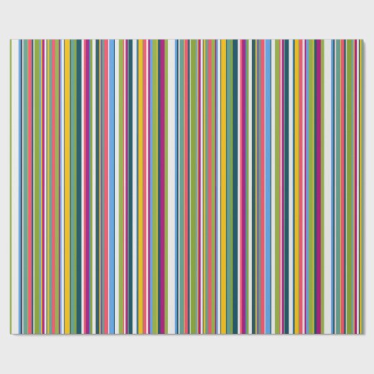 Suzy stripes multi rainbow gift wrapping paper geschenkpapier (Flach)