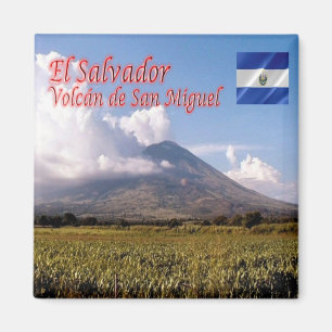 SV - El Salvador - der Vulkan San Miguel Magnet