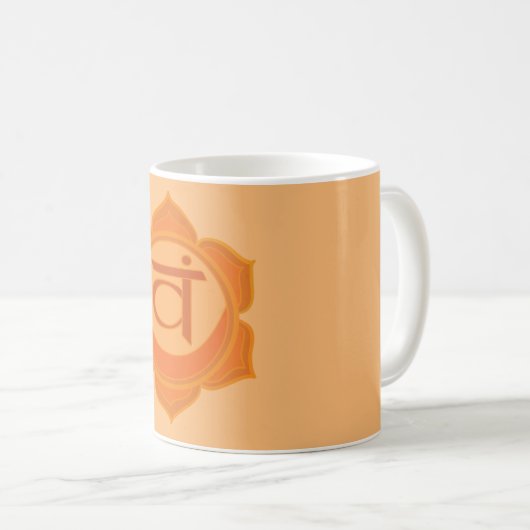 Svadhisthana sakrale Chakra Tasse (VorderseiteRechts)