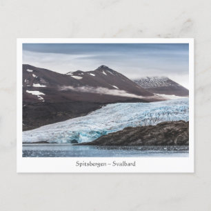 Svalbard Glacier Landschaft Postkarte