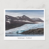 Svalbard Glacier Landschaft Postkarte (Vorderseite)