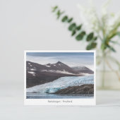 Svalbard Glacier Landschaft Postkarte (Stehend Vorderseite)