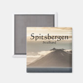 Svalbard Landscape Foto Magnet (Vorderseite/Rückseite)