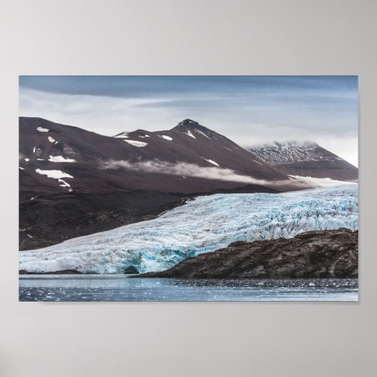 Svalbard Landscape Foto Poster (Vorne)