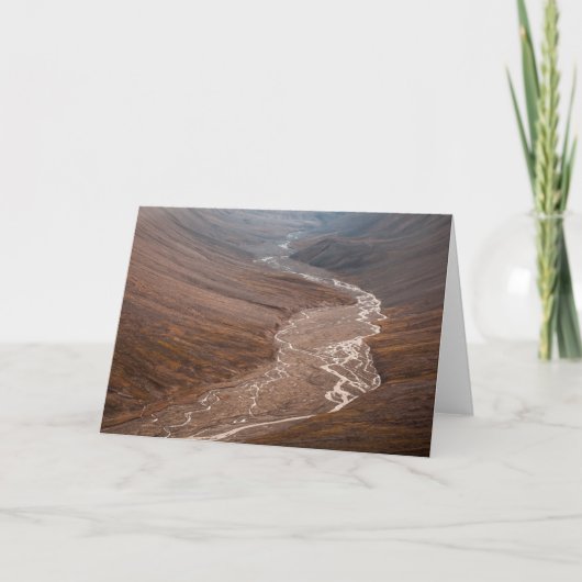 Svalbard Landschaft Karte (Vorderseite)
