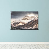 Svalbard Mountain Leinwanddruck (Insitu (Holzboden))