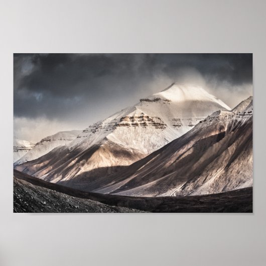 Svalbard Mountain Poster (Vorne)
