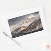 Svalbard Mountain Rechteckiger Aufkleber (Umschlag)