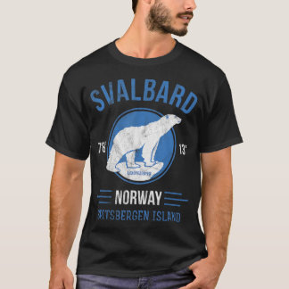 Svalbard Norwegen Arctic Circle Polar Bear T - Shi T-Shirt