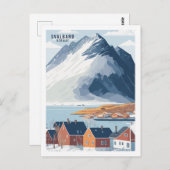 Svalbard Norwegen Berühmter Reiseort Postkarte (Vorne/Hinten)
