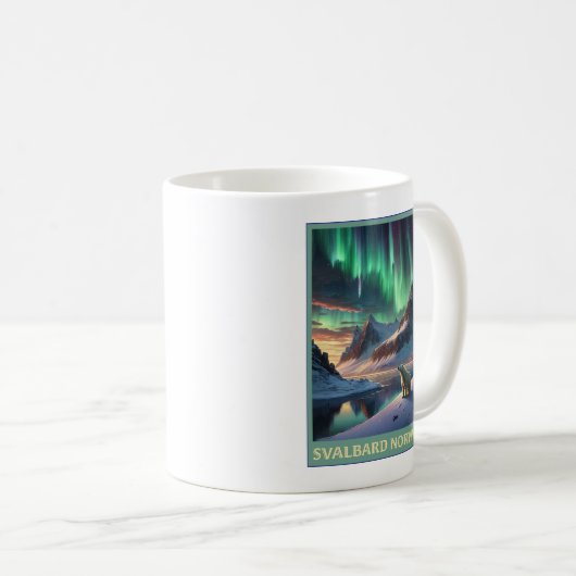 Svalbard Norwegen Kaffeetasse (VorderseiteRechts)