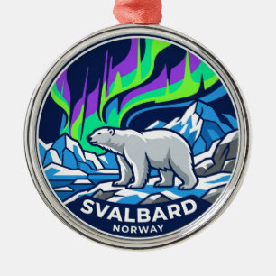 Svalbard Norwegen Ornament Aus Metall