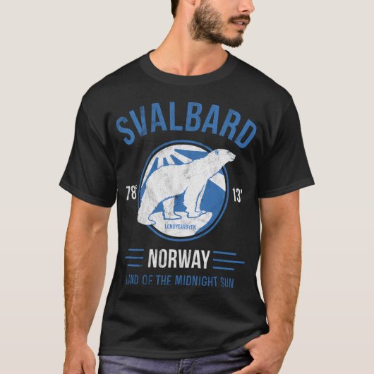 Svalbard Norwegen Polar Bear Arctic T-Shirt (Vorderseite)