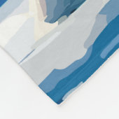 Svalbard Norwegen Polar Bear Travel Art Vintag Fleecedecke (Ecke)