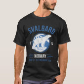 Svalbard Norwegen Polar Bears Longyearbyen Gif T-Shirt (Vorderseite)