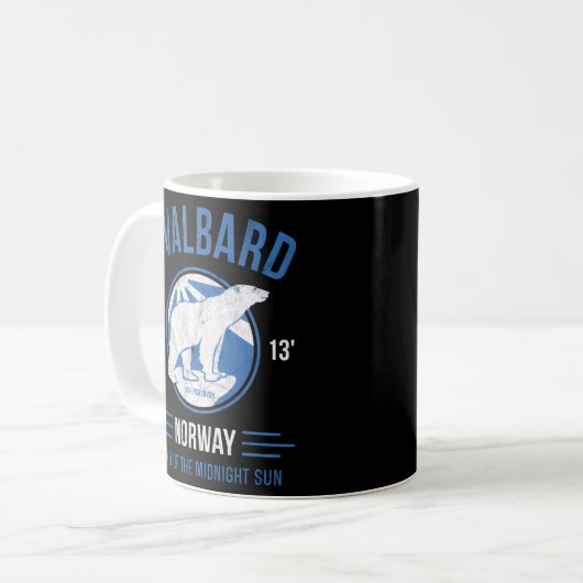 Svalbard Norwegen Polar Bears Longyearbyen Kaffeetasse (Vorderseite Links)