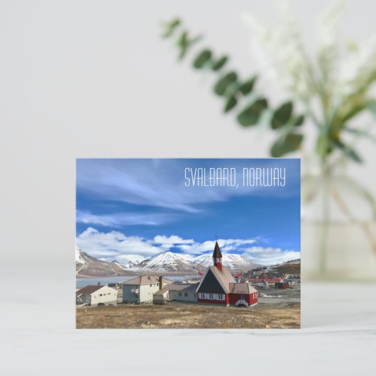Svalbard, Norwegen Postkarte (Stehend Vorderseite)