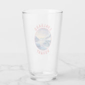 Svalbard Norwegen Retro Distressed Circle Glas (Rückseite)