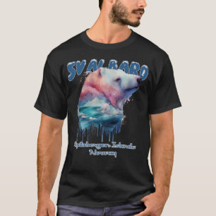 Svalbard Norwegen Spitzbergen Polar Bear Northern T-Shirt
