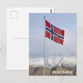Svalbard Postkarte (Vorne/Hinten)