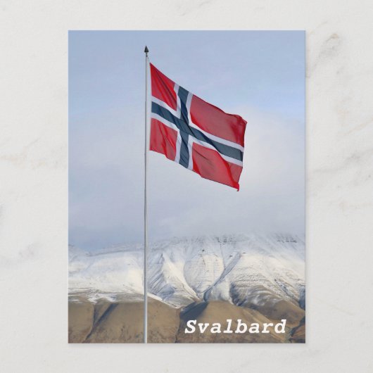 Svalbard Postkarte (Vorderseite)