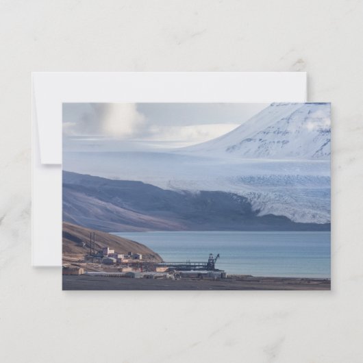 Svalbard Pyramiden Glacier Card (Vorderseite)