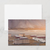 Svalbard Pyramiden Karte (Vorne/Hinten)