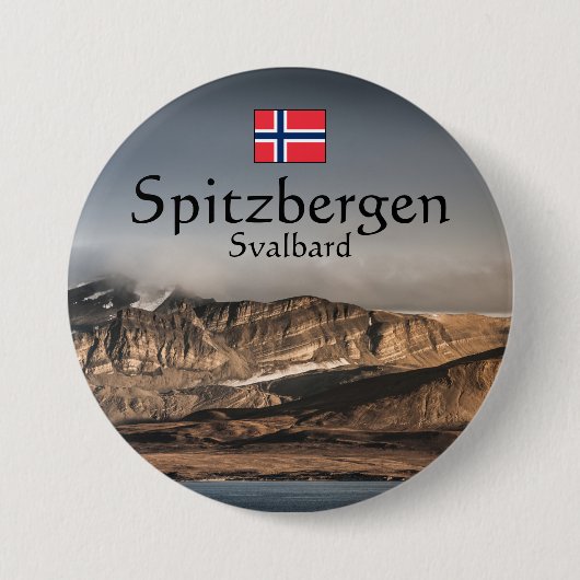 Svalbard Souvenir Button (Vorderseite)