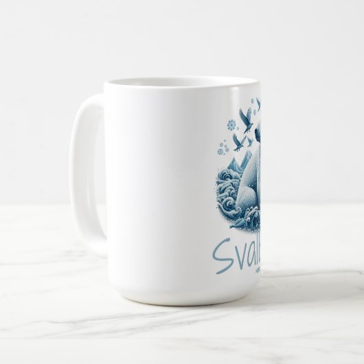 Svalbard Spitsbergen Artistic polar, Norwegen Kaffeetasse (Vorderseite Links)