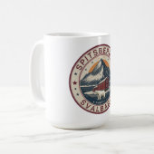 Svalbard Spitsbergen Artistic polar, Norwegen Kaffeetasse (Vorderseite Links)