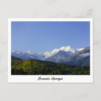 Svaneti Georgia Souvenir Touristenkarte Postkarte