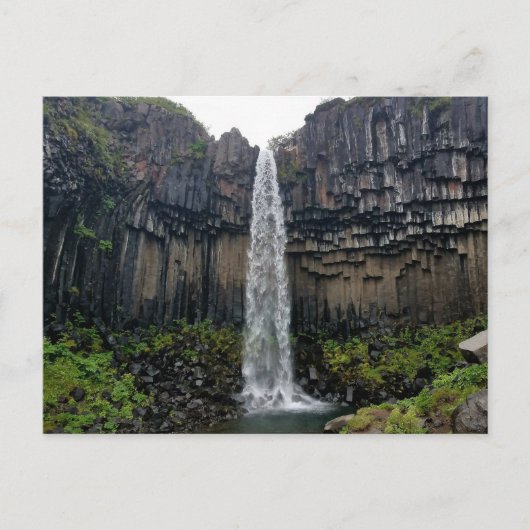 Svartifoss, Island Postkarte (Vorderseite)