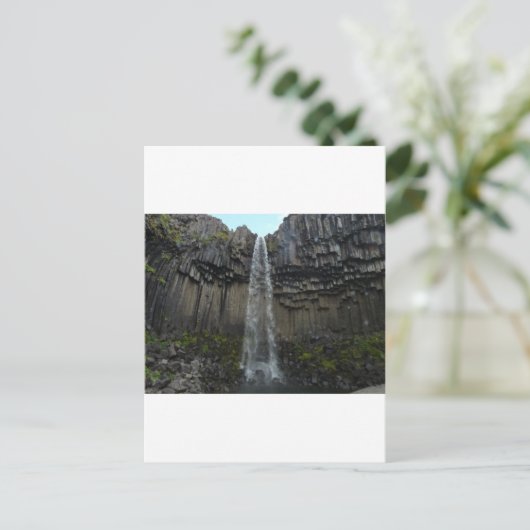 Svartifoss Postkarte (Stehend Vorderseite)