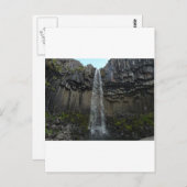 Svartifoss Postkarte (Vorne/Hinten)