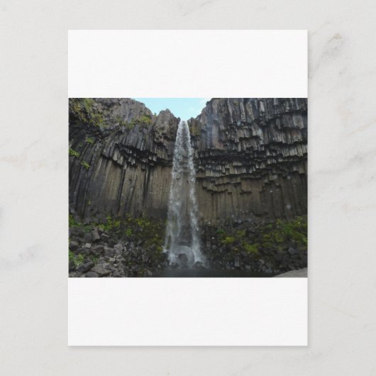 Svartifoss Postkarte (Vorderseite)