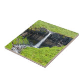 Svartifoss Wasserfall im Skaftafell - Island Fliese (Seite)