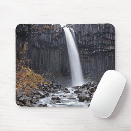 Svartifoss Wasserfall in Island mousepad (Mit Mouse)