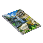 Svartifoss Wasserfall, Island Notizblock (Rechte Seite)