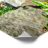 Svartifoss Wasserfall, Island Poster (Ecke)