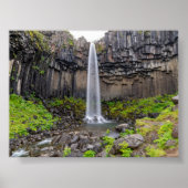 Svartifoss waterfall poster (Vorne)