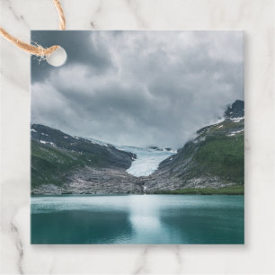 Svartisen Glacier Norwegen Geschenkanhänger