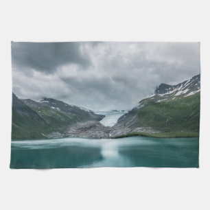 Svartisen Glacier Norwegen Geschirrtuch