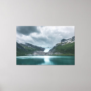 Svartisen Glacier Norwegen Leinwanddruck