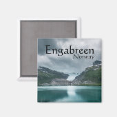 Svartisen Glacier Norwegen Magnet (Vorderseite/Rückseite)