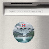 Svartisen Glacier Norwegen Magnet (In Situ (Geschirrspüler))