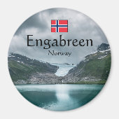 Svartisen Glacier Norwegen Magnet (Vorne)