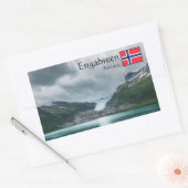 Svartisen Glacier Norwegen Souvenir Rechteckiger Aufkleber (Umschlag)