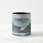 Svartisen Glacier Souvenir Tasse (Zentrum)