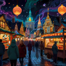 Mugs. Christmas Theme Beautiful Town in Belgium 