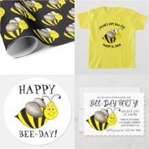 Happy "Bee Day" Birthday Bumblebe Party Collection